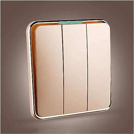 Luxury 3gang 2way Gold Switch